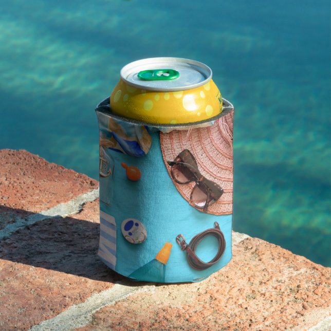 Porta-lata Tempo de Espuma na Praia (Piscina in situ)