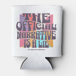 Porta-lata Teoria da Conspiração Retrô