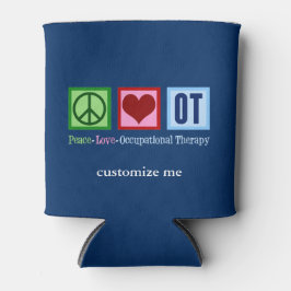 Porta-lata Terapia Ocupacional Paz Amor Personalizado