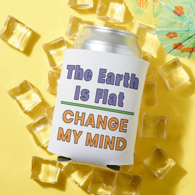 Porta-lata Terra Plana (Verão in situ)