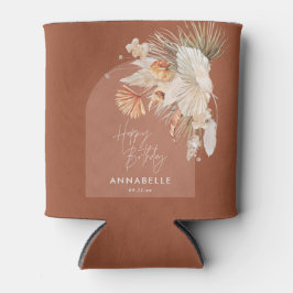 Porta-lata Terracotta bohemian botanian Pampas moderno