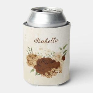 Porta-lata terracotta Earth tone casamento floral