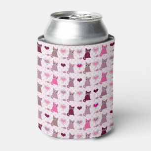Porta-lata Teste padrão bonito das meninas do gatinho