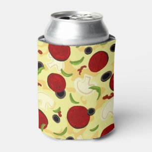 Porta-lata Teste padrão das coberturas da pizza