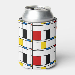 Porta-lata Teste padrão de de Stijl