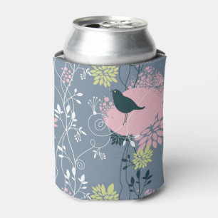 Porta-lata Teste padrão floral