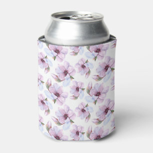Porta-lata Teste padrão floral romântico