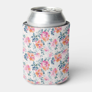 Porta-lata Teste padrão pintado dos rosas