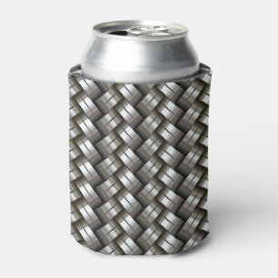 Porta-lata Teste padrão tecido do metal