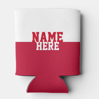 Porta-lata Texas Flag Name Bottle Cooler