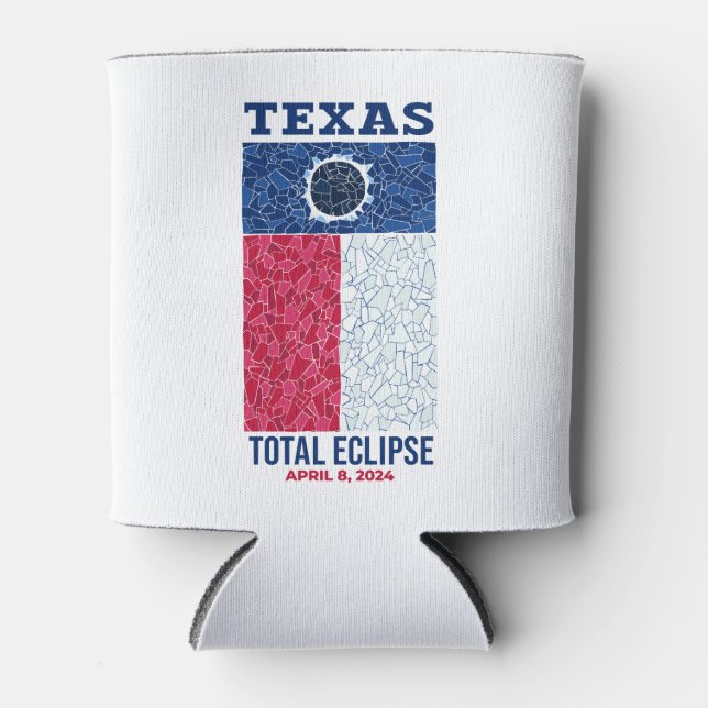 Porta-lata Texas Total Eclipse Foam Can Cooler (Frente)