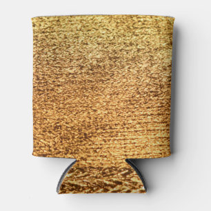Porta-lata Têxtil ouro: fundo macro glamouroso.
