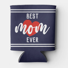 Porta-lata Texto Bonito Melhor Mãe De Coração