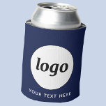 Porta-lata Texto do logotipo simples Promocional para empresa<br><div class="desc">Adicione seu próprio logotipo e escolha de texto a este design. Remova o texto se preferir. Minimalista e profissional. Ideal para empresas, eventos ou feiras comerciais. Excelente para funcionarios e funcionários ou como um produto promocional para seus clientes e clientes. Altere a cor de fundo para corresponder à sua marca....</div>