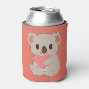 Porta-lata Texto Personalizado Amor Koala