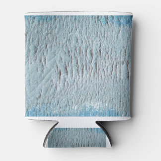 Porta-lata Textura azul da canvas de arte