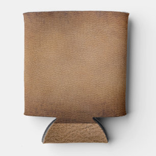 Porta-lata Textura Castanha De Couro: Fundo Vintage Fechado