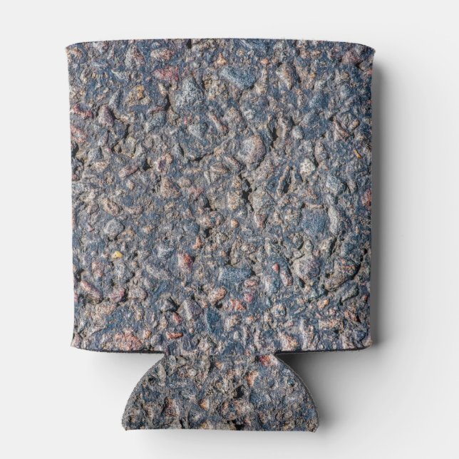 Porta-lata Textura de asfalto e seixos (Traseira)