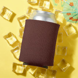 Porta-lata Textura de couro cognac envelhecido desgastado vin