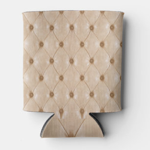 Porta-lata Textura De Couro Elegante: Material Luxuoso