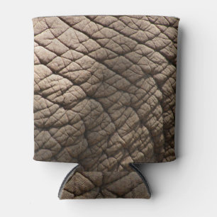 Porta-lata Textura De Pele De Elefante Real, Enrugada.