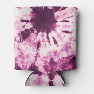 Porta-lata Textura de Tie Dye Batik Roxo
