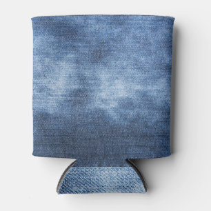 Porta-lata Textura Denim: Fundo do Tecido Vestido