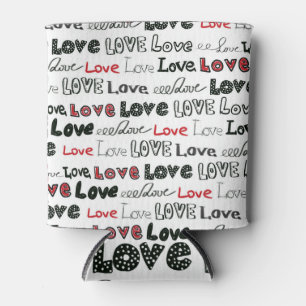 Porta-lata Textura do Marcador de Amor Invisível