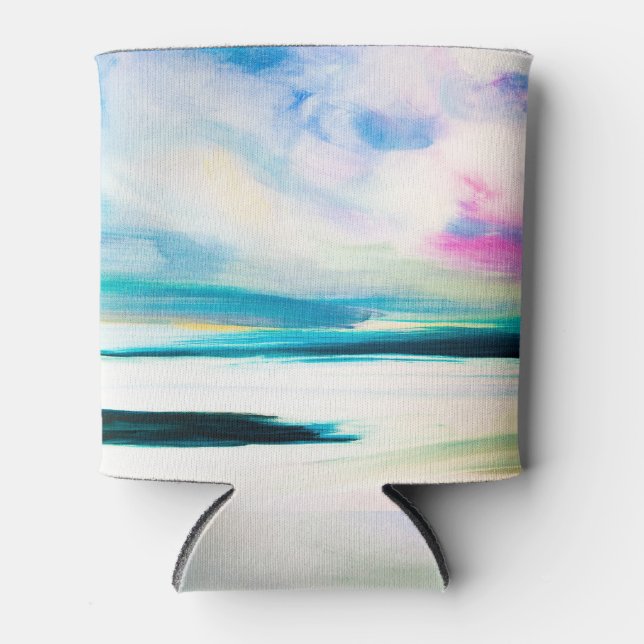 Porta-lata textura do óleo de abstrato, pintura de canvas. (Frente)