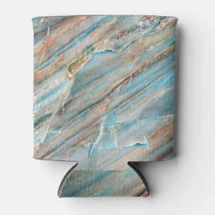 Porta-lata Textura mármore: impressão de alta resolução