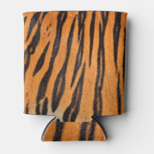 Porta-lata Textura realista da pele do tigre.