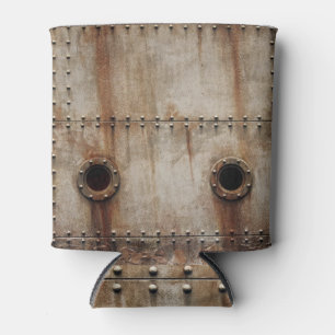 Porta-lata Textura Rivets de Metais Russos Naufrágios