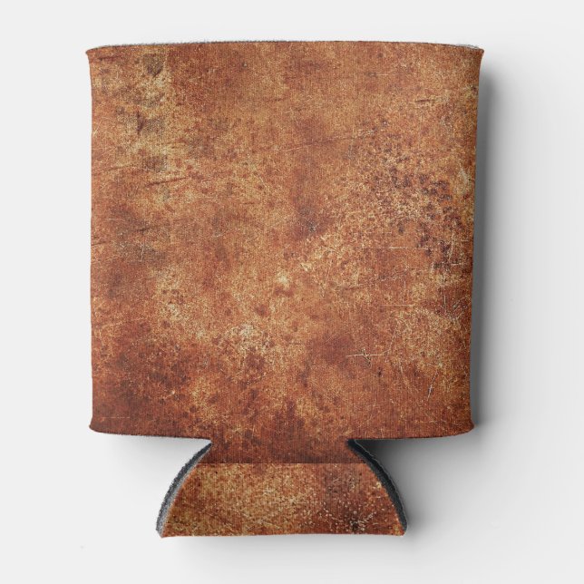 Porta-lata Textura Rústica de Velho Grunge (Frente)