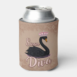 Porta-lata The black swan, queen of the water. 