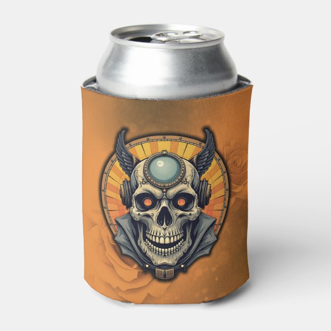 Porta-lata The winged skull.  (Can Front)