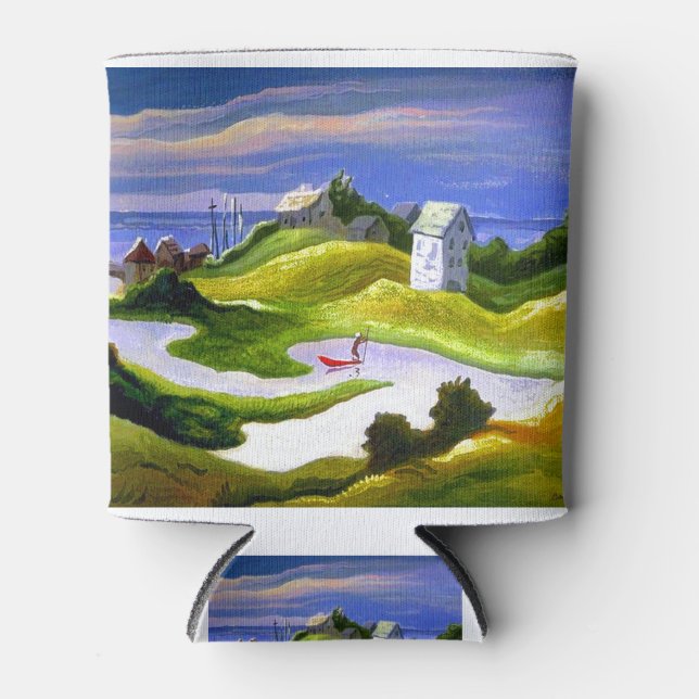Porta-lata Thomas Hart Benton Chilmark Landscape (Frente)