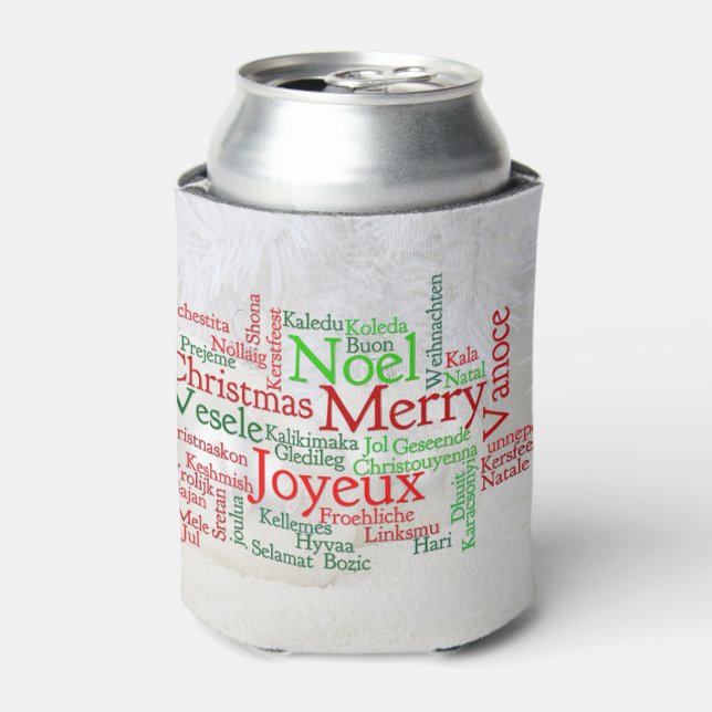 Porta-lata Tidings De Natal Pelo Mundo (Can Front)