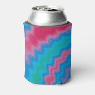 Porta-lata Tie dyed groovy funky retro swirl legal moderno