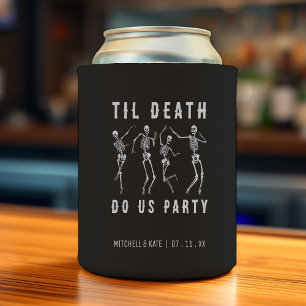 Porta-lata Til Death Do Us Party Skeleton Festa de solteira