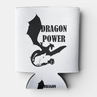 Porta-lata Tinta derramada forma Dragon en black 2