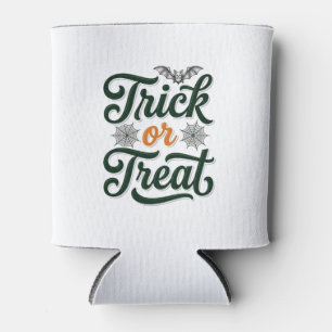 Porta-lata Tipografia de Halloween Vintage para Truque ou Tra