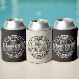 Porta-lata Tipografia Vintage Engraçada para Padrinho de Casa