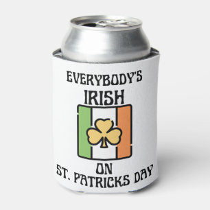 Porta-lata Todo mundo é irlandês no Dia de São Patrício