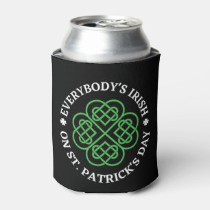 Porta-lata Todo mundo é irlandês no Dia de São Patrício