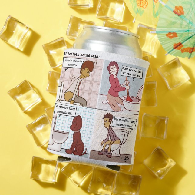 Porta-lata Toilet Talk (Verão in situ)