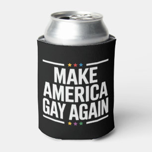 Porta-lata Torne a América Gay Novamente Farto Mês do Orgulho