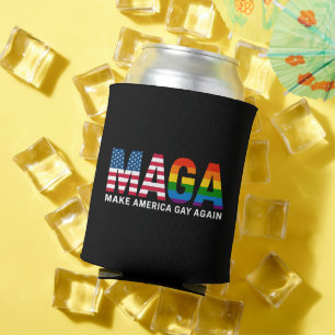 Porta-lata Torne a América Gay Novamente Orgulho Gay 2025 LGB
