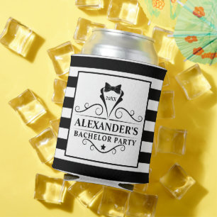 Porta-lata Torneira Negra Fora do Despedida de Solteiro