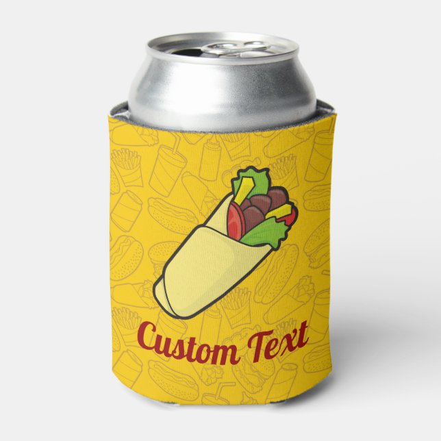 Porta-lata Tortilla Sandwich Wrap (Can Front)