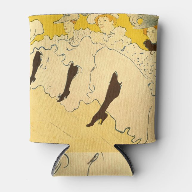 Porta-lata Toulouse Lautrec Yellow Dancing Girl Poster (Frente)